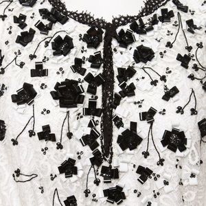 Oscar De La Renta Lace Kaftan Dress